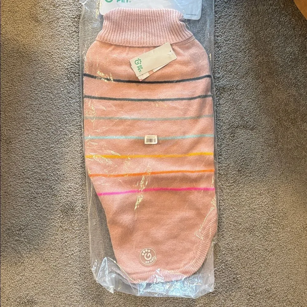 NWT GF Pet Striped Pink Dog Sweater. Size 2XL